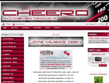 Tablet Screenshot of cheero.cz